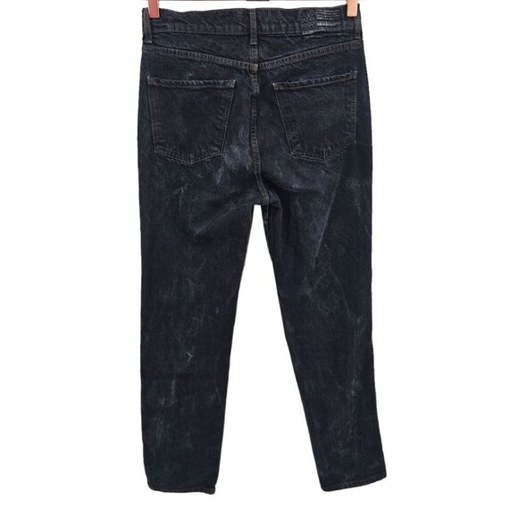 Revice Womens 29 Black Tie Dye Buttonfly High Rise Jeans - Picture 5 of 16